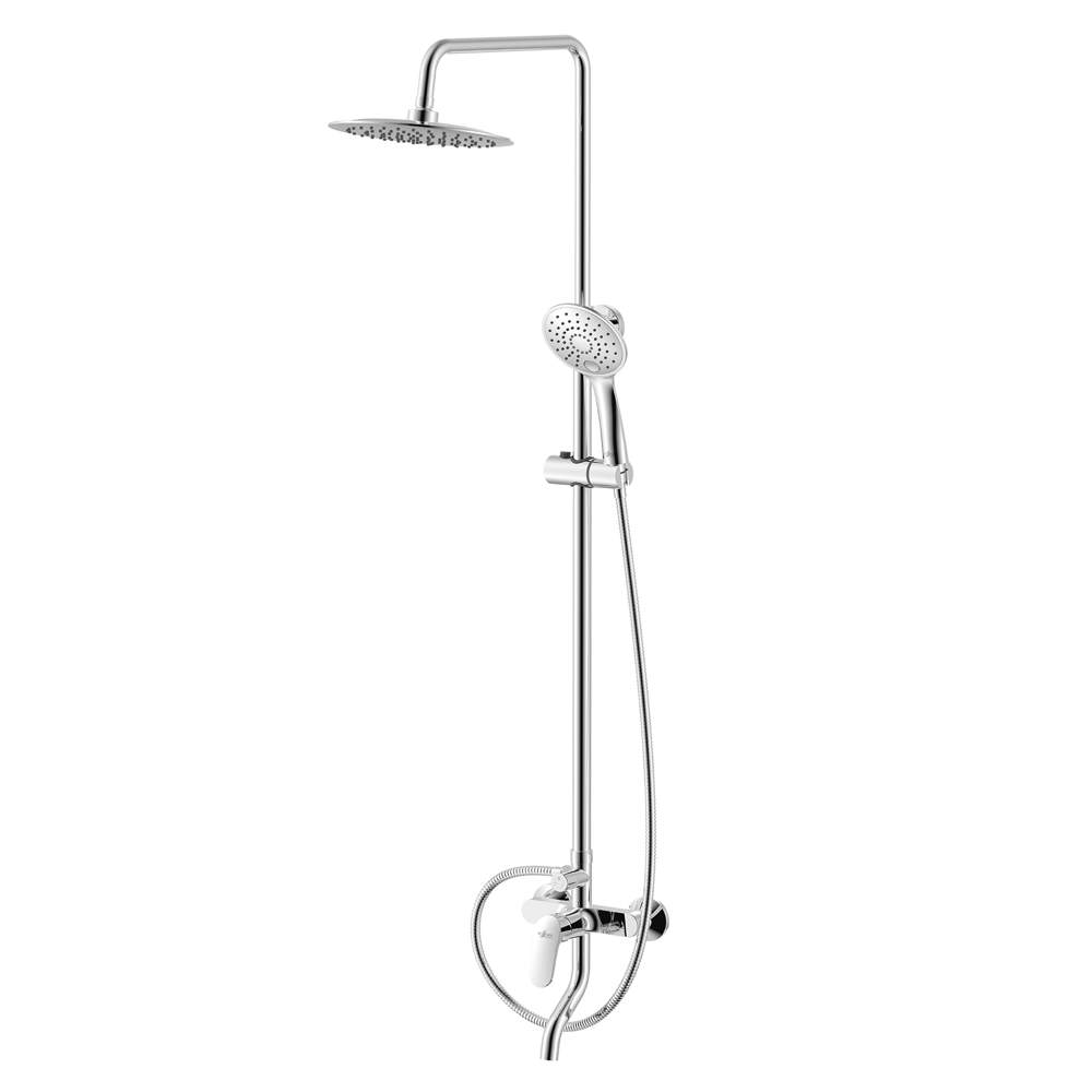 Смеситель Rossinka  RS45-46  д/ванны с верх.душ.лейкой   