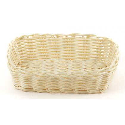 LUXSTAHL Корзинка кт1913 бежевая прям. 21х14,5х6см