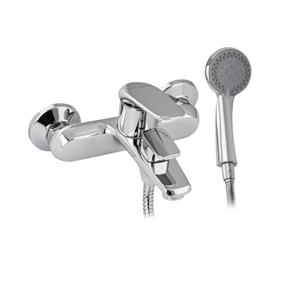 Смеситель FABIA  9621  в ванную  шаров.  Хром