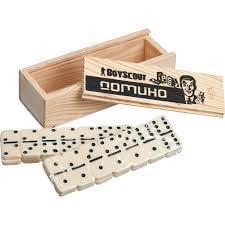 Домино BOYSCOUT в деревянном пенале 61453