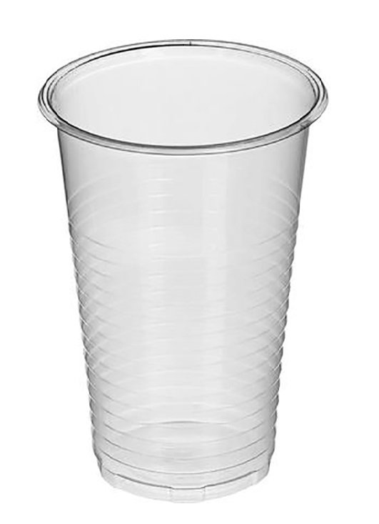 Стакан пластиковый 200мл Эконом 1/100шт прозрачный 4000/100 19-3230