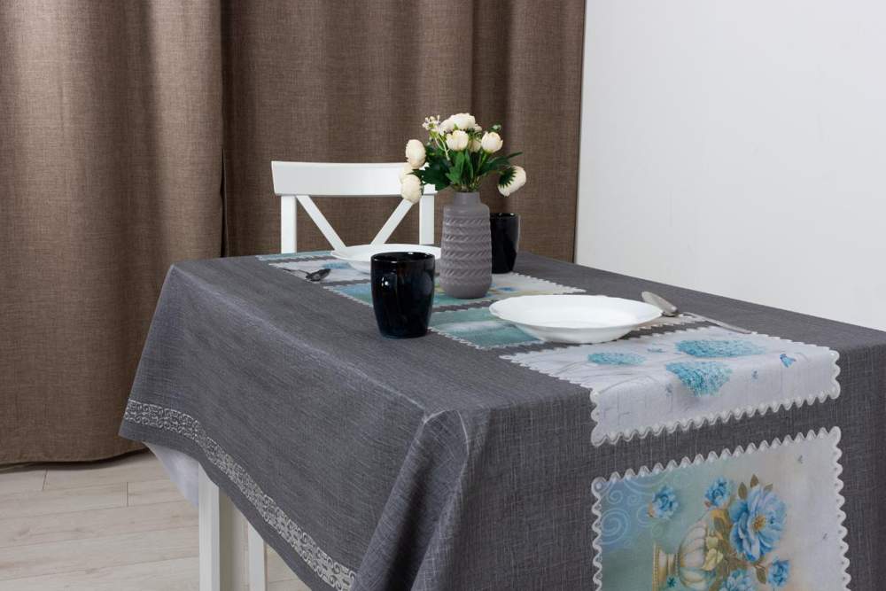 Клеенка ПВХ Аурум Колор Рестория 140см тканевая основа GS-817D-G Dasch 12961