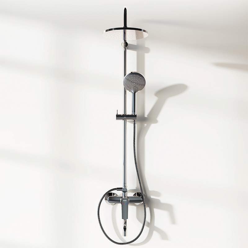 Душ.система  Jupiter 977740000 с ванно-душевым смесителем, хром