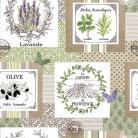 Клеенка ПВХ Future Прованс 140см нетканая основа Colombo 126.1 /6048