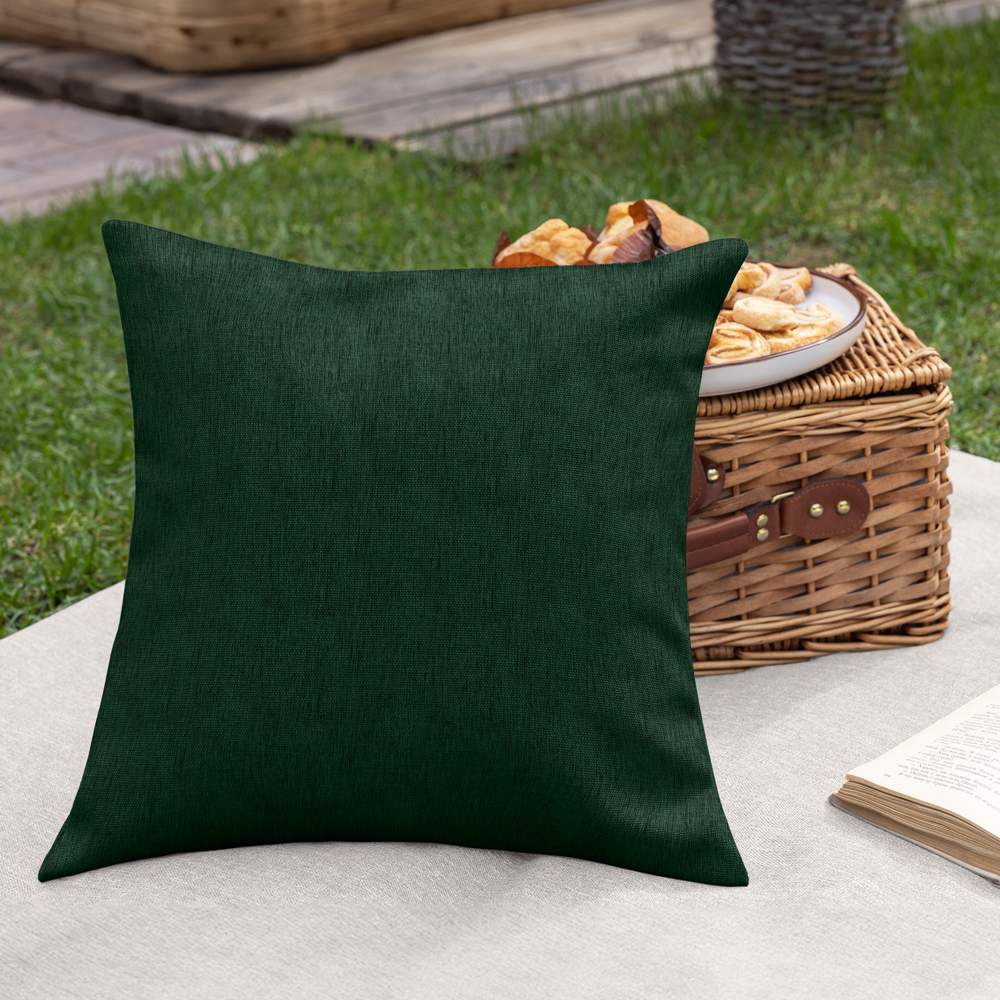 ВОЛШЕБНАЯ НОЧЬ рогожка Подушка декоративная изумруд 40х40см 791073  