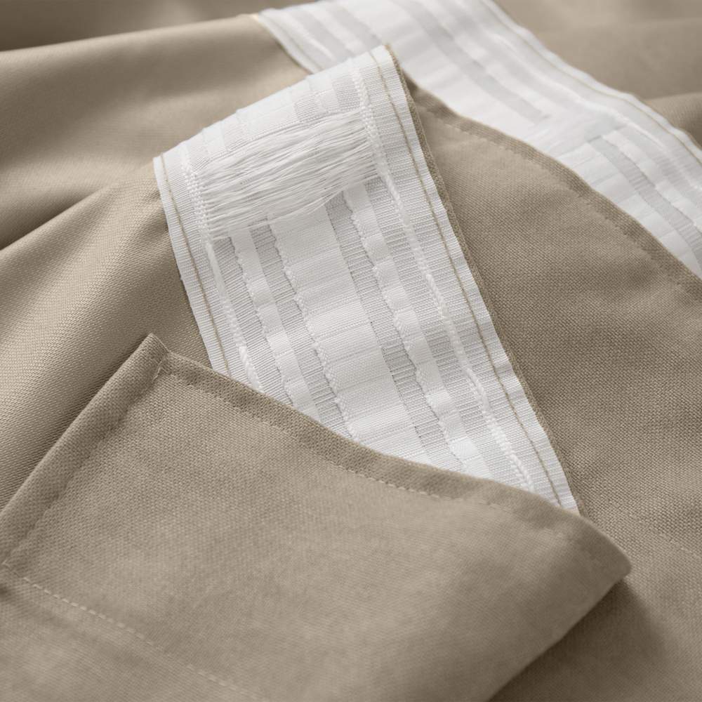 ВОЛШЕБНАЯ НОЧЬ канвас Комплект штор тауп 200х290 2шт ВН ДТ191 КШК052 930801