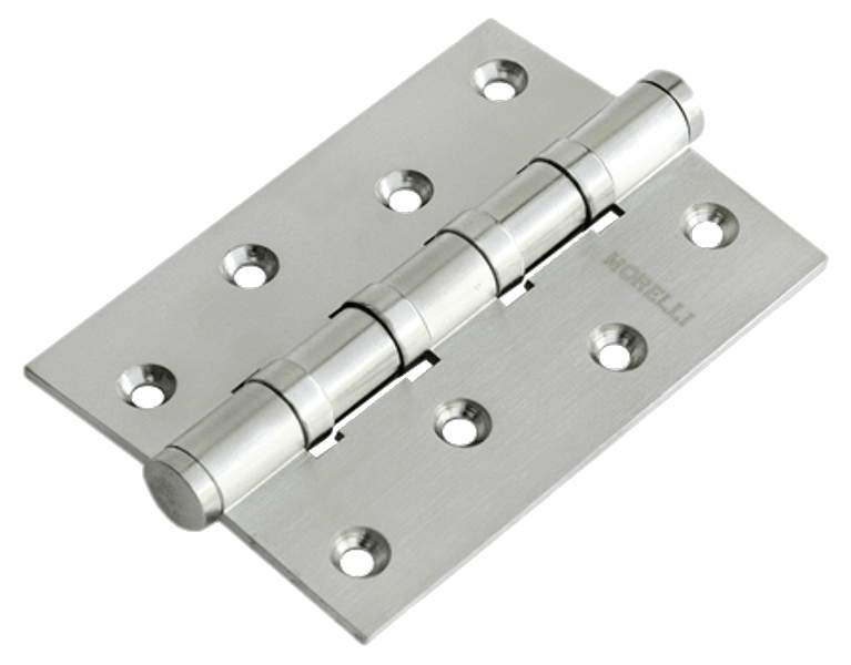 Петля MBU 100х70х3 4BB SN, латунная, универс. белый никель