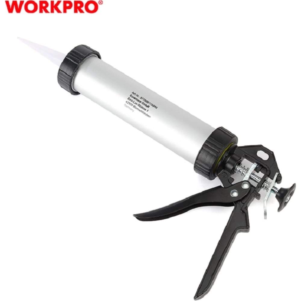 Пистолет для герметика WORKPRO 375 мм WP224006