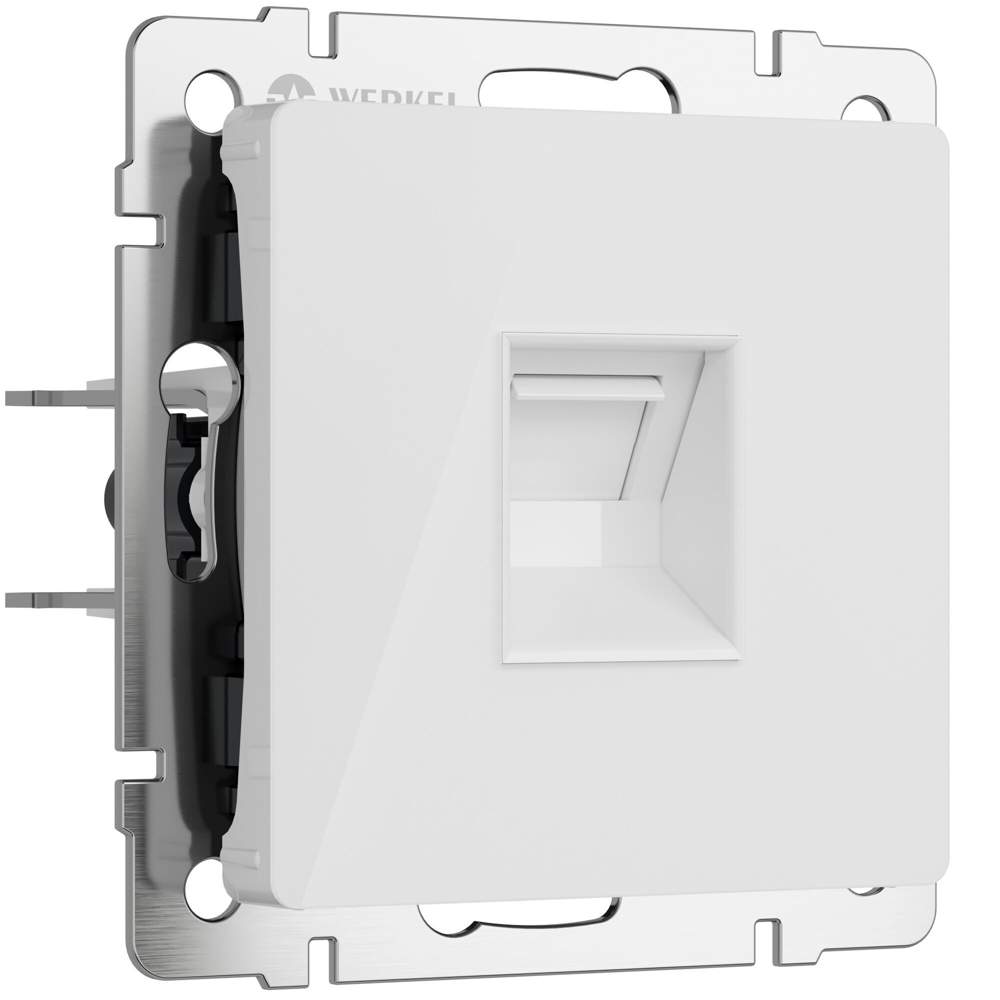 Розетка  Werkel  (белый акрил)  -  W1181041 Ethernet RJ-45