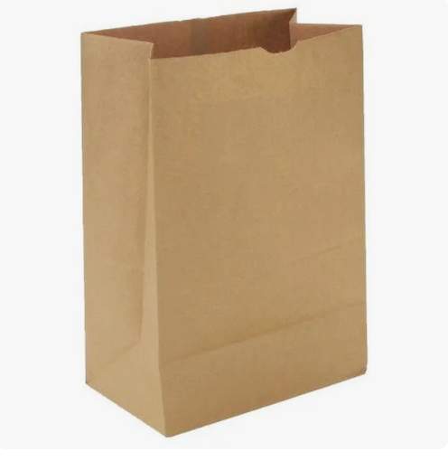 Крафт-пакет 240х140х370мм прямоугольное дно,без печати