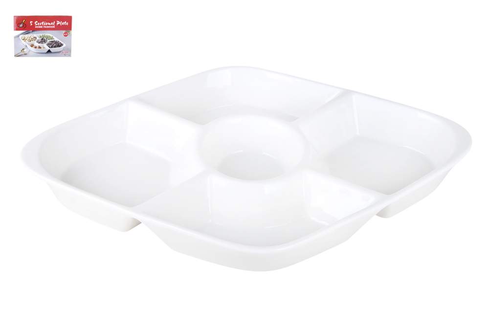 КОРАЛЛ Менажница ZD12418 5-ти секционная 37см 227409