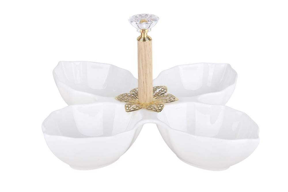 КОРАЛЛ Менажница ZD20234 4х-секционная 20см 194115