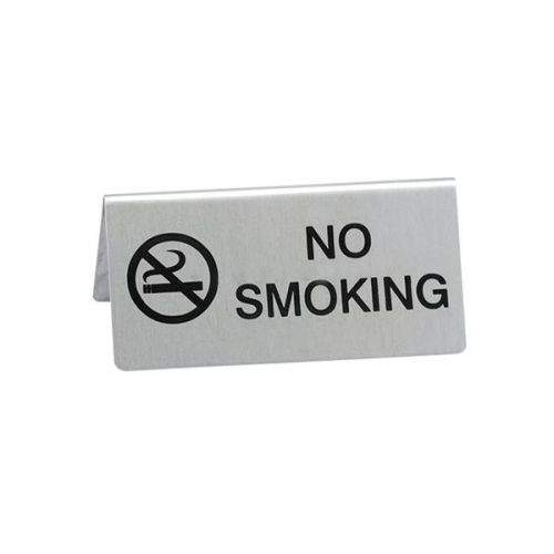 Табличка настольная "NO SMOKING" нерж. 12*5см 95001085/JQ-OT519