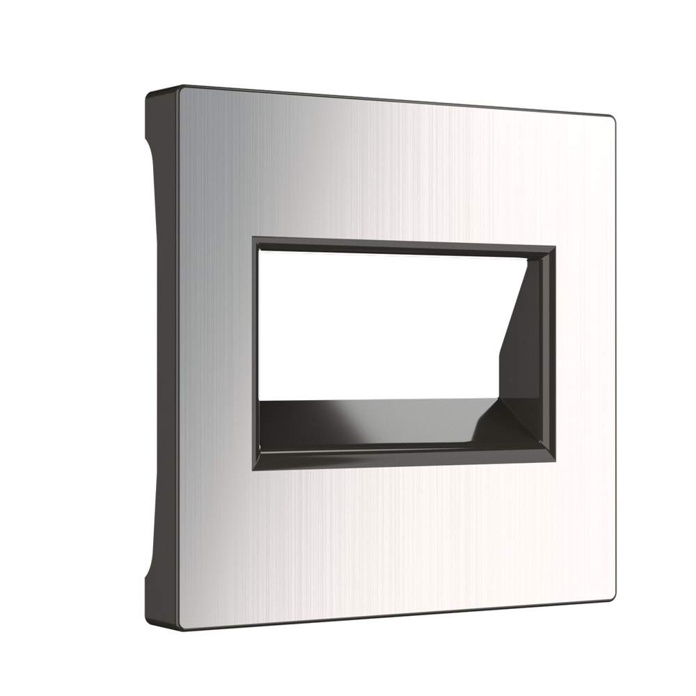 Накладка  Frame д/2й роз. Ethernet гл. никель  WL02-RJ45+RJ45-CP  -  W1191102