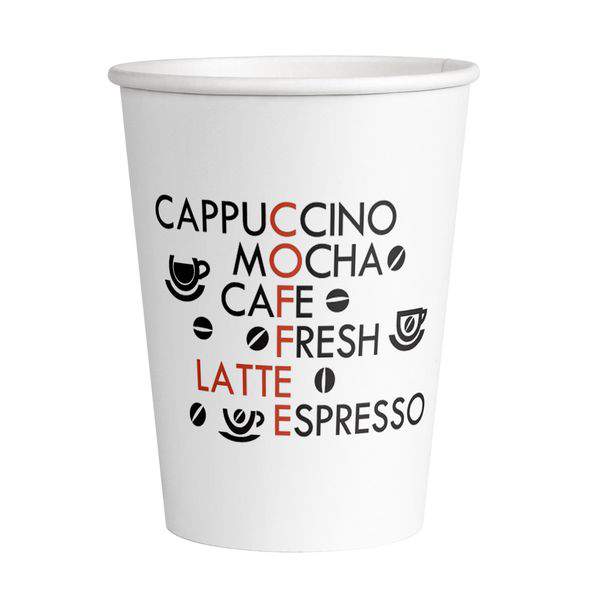Стакан бумажный 350мл Latte 1/50шт (ИнтроПластик) 
