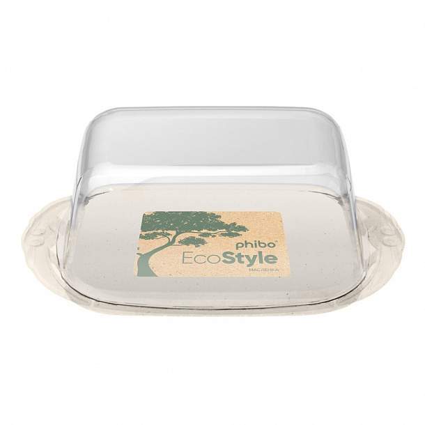 БЫТПЛАСТ Масленка 433290835 Phibo 189х110х69мм бежевый флэк (Бытпласт)