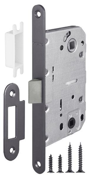 Защелка врезная PLASTIC P96WC-50  GR графит