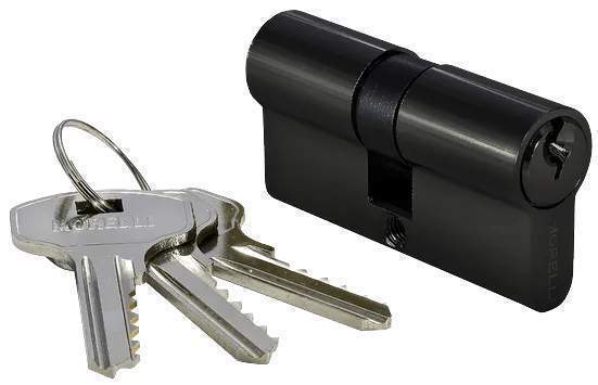 Ключевой цилиндр  60мм  60C  BL  черный  Morelli