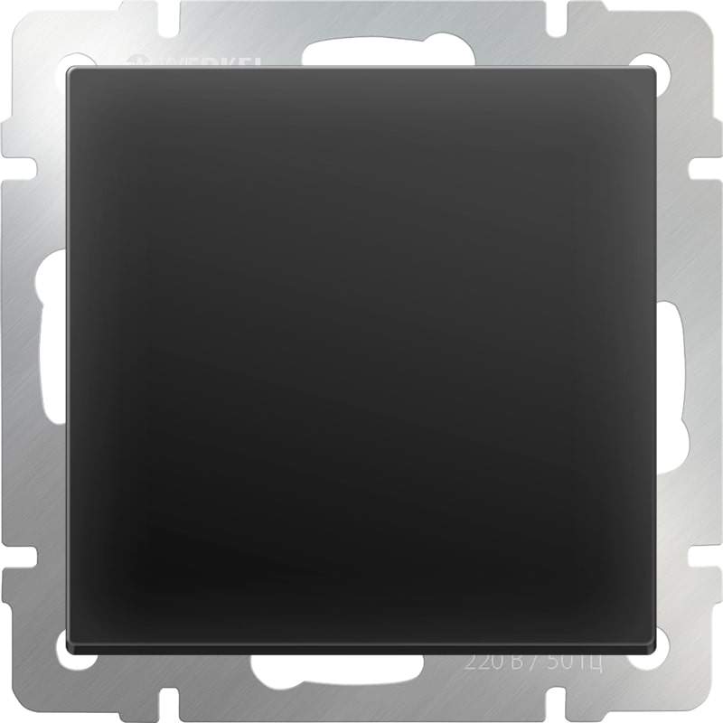 Перекл.перекрест  Frame 1-кл.  чёрный мат.  WL08-SW-1G-C  -  W1113008