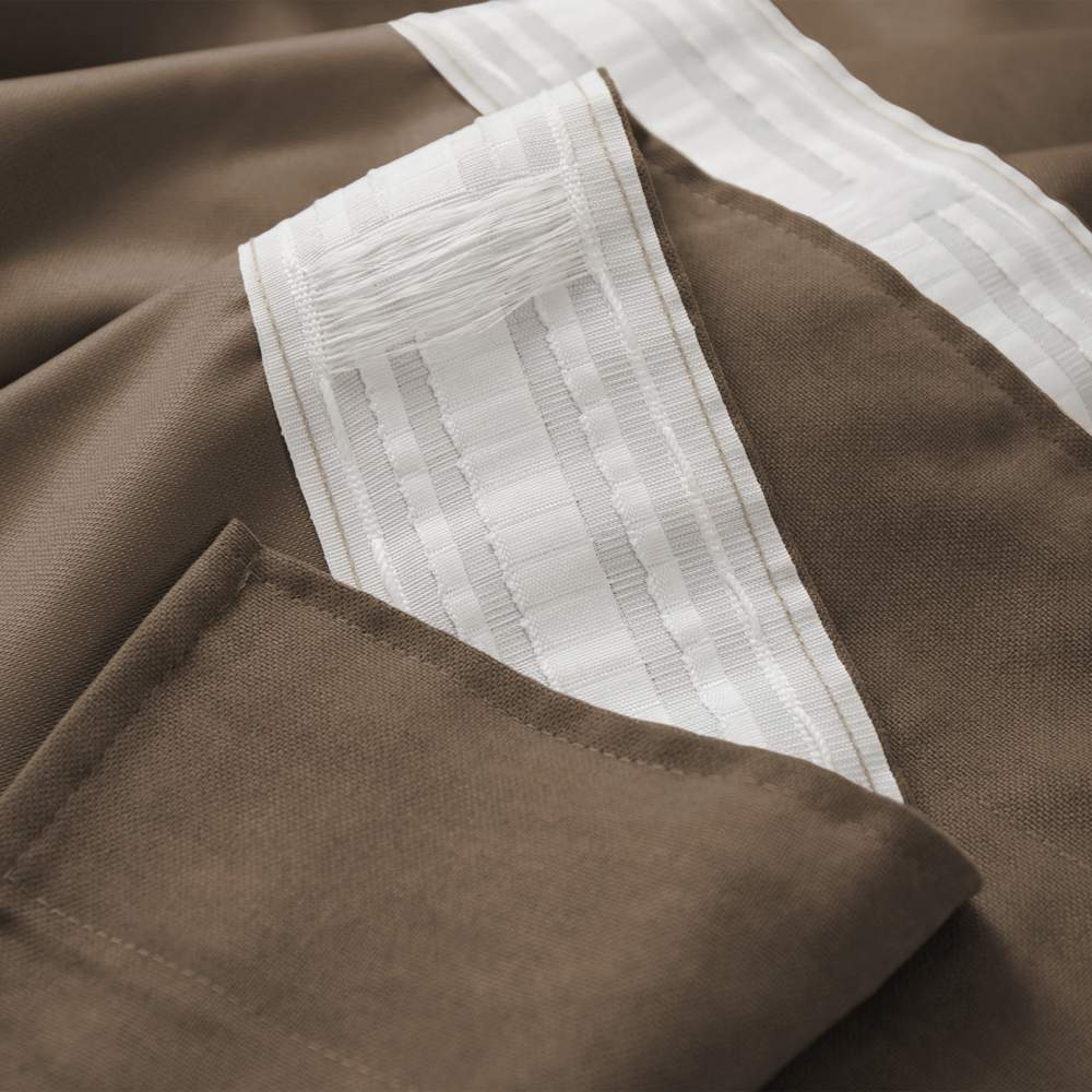 ВОЛШЕБНАЯ НОЧЬ канвас Комплект штор кофе 200х290 2шт ВН ДТ191 КШК052 930798