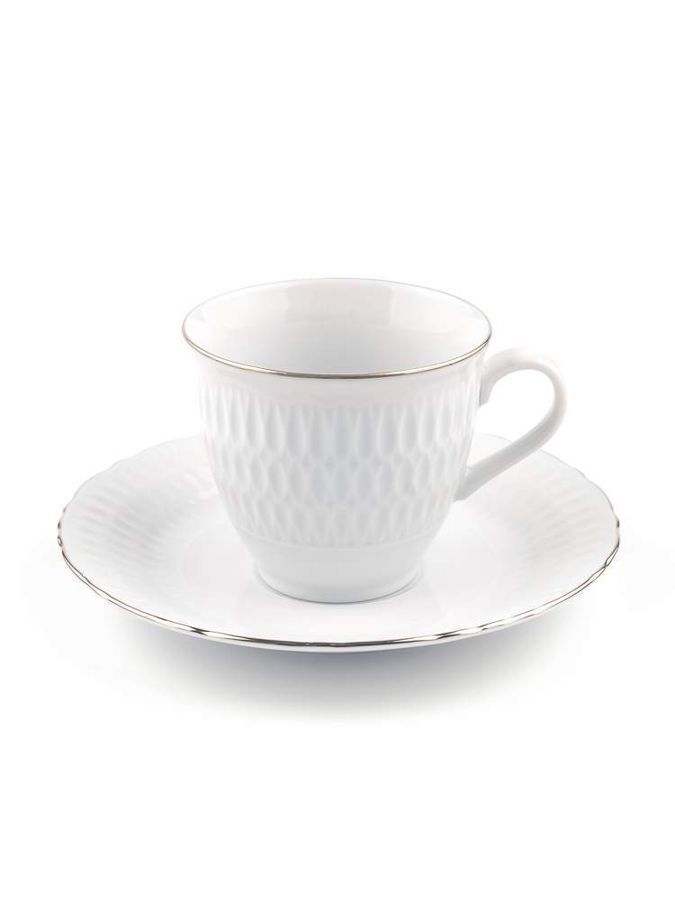 CMIELOW Sofia 9718 Отводка платина Набор кофейных пар 100мл 6шт 8002882