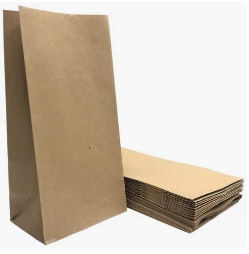 Крафт-пакет 120х85х245мм прямоугольное дно,без печати