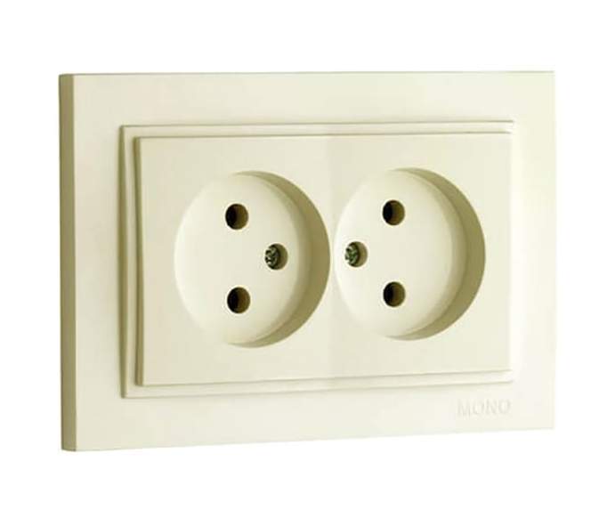Розетка Mono Despina 102-170005-121 Крем  2-я  б/з