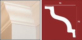 Плинтус  D70/70  1/90