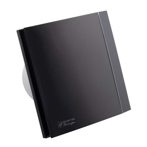 Вентилятор SILENT-200 CZ  03-0103  MATT BLACK  DESIGN-4C