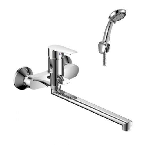 Смеситель Rossinka  S35-33  д/ванны  длинный излив