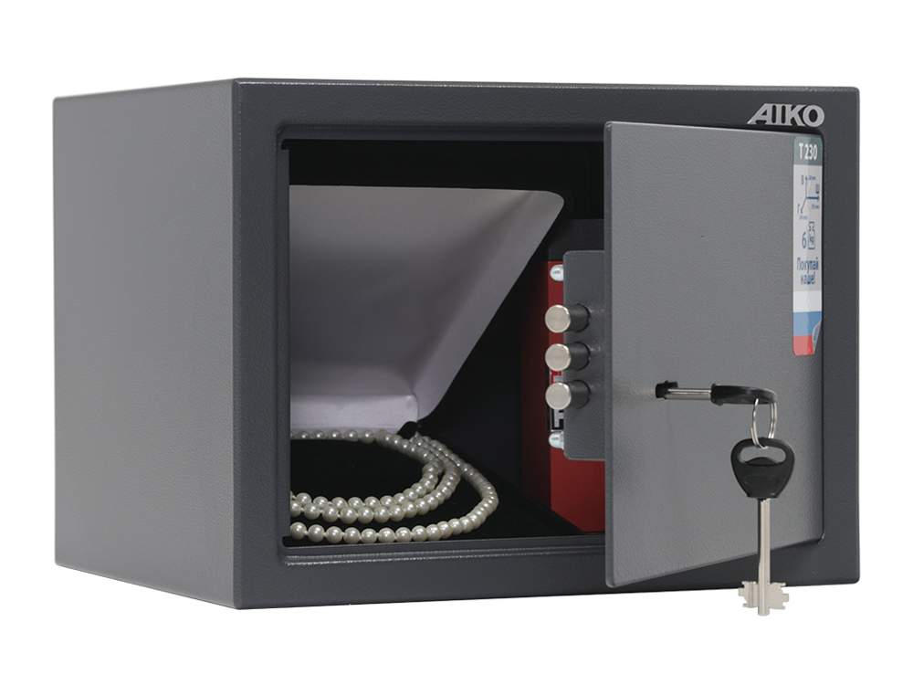 Сейф Aiko T-230 KL мебельный,замок ключевой 230x310x250мм