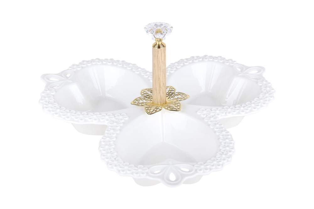 КОРАЛЛ Менажница ZD20232 3х-секционная 25см 194114