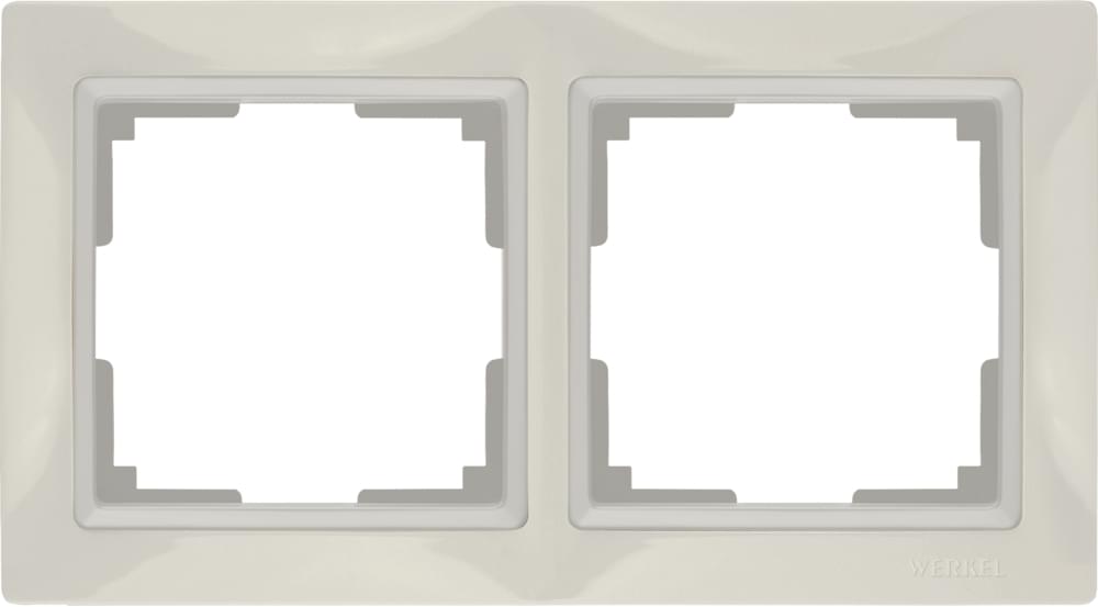 Рамка  Frame сл.кость 2-м  WL03-02-basic Пластик Snabb - W0022003