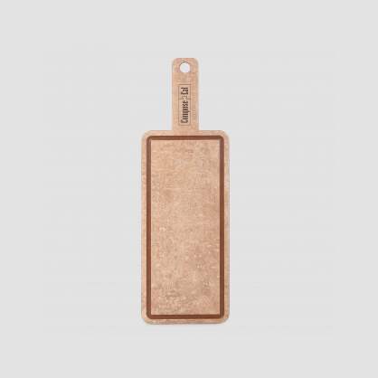 COMPOSEEAT Доска Fashion порфир кремовый 360х120х6мм для подачи с желобом DSJ36120433KL6