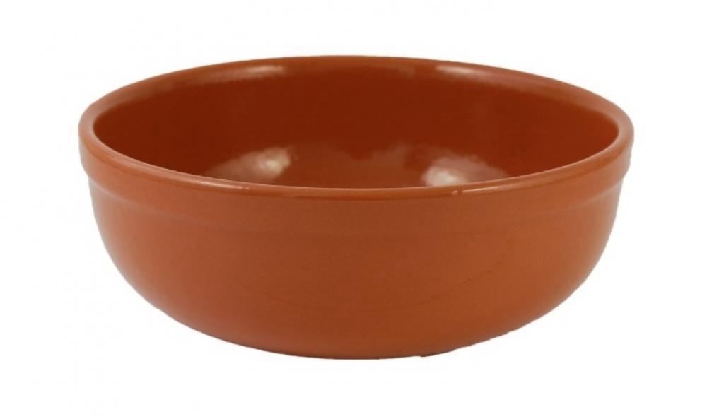 ЛОМОНОСОВСКАЯ КЕРАМИКА Глинка Салатник итальянский 1,5л/19см терракот 1СИЗ-2т (8)