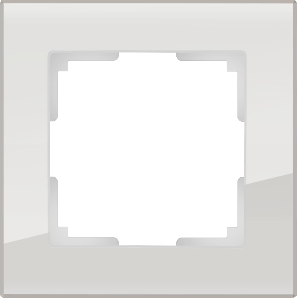 Рамка  Frame дым. 1-м  WL01-01 Стекло Favorit - W0011117