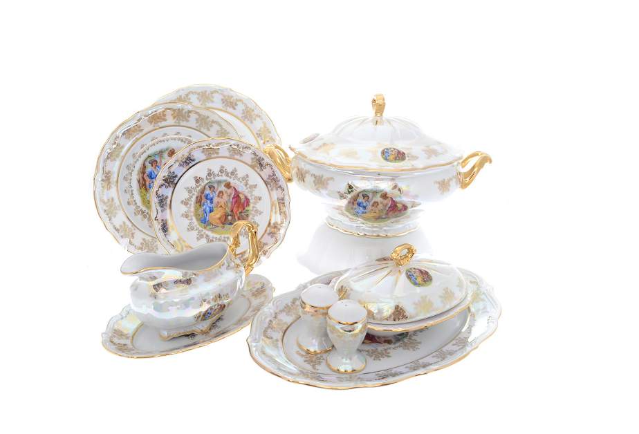 REPAST Мадонна Мария Тереза Перламутр Столовый сервиз 6/29  51139