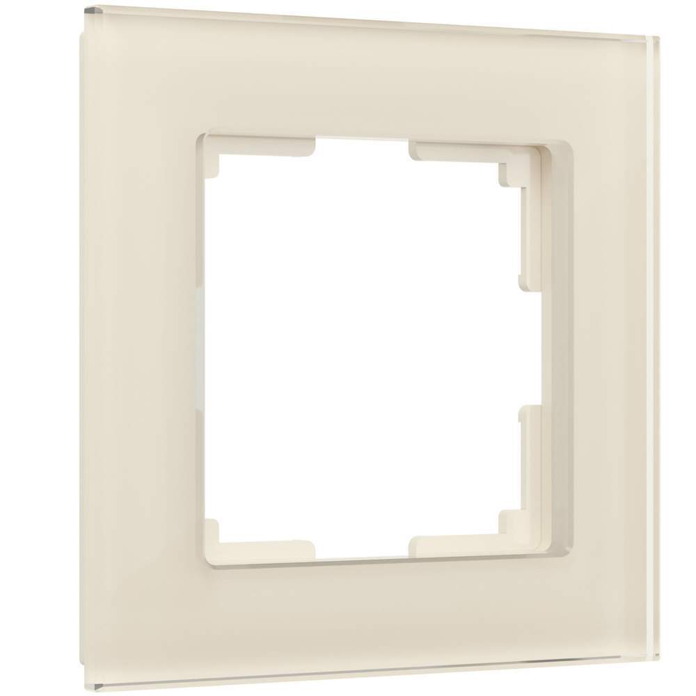 Рамка  Frame молочный 1-м Стекло Favorit - W0011141
