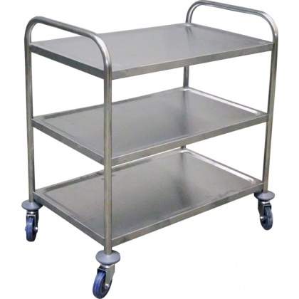 Тележка  кт376  сервировочная 3-х ярусная 950х500х950мм