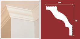 Плинтус  D40/45  1/80