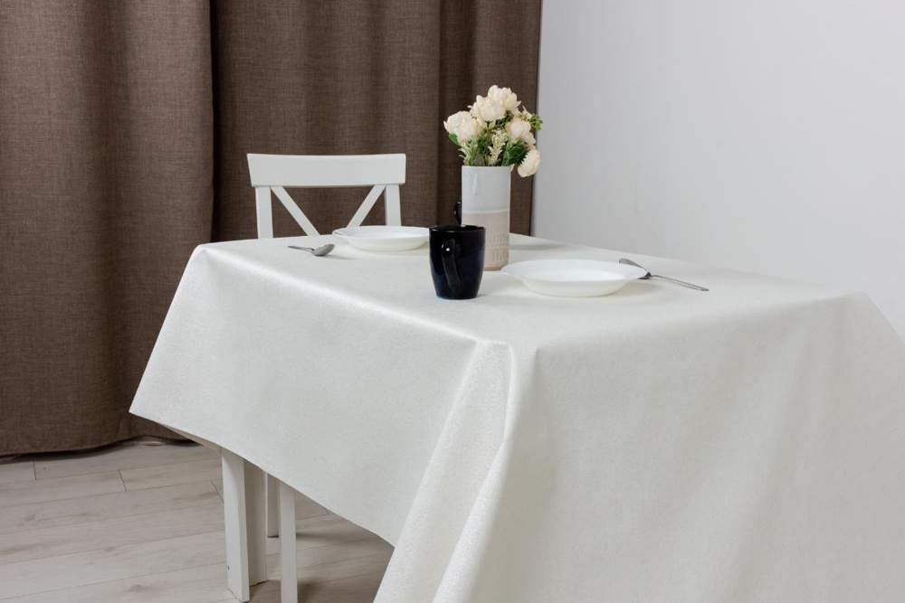 Клеенка ПВХ Старлайн Зимний день 140см тканевая основа Dasch JYPF-001W /13598