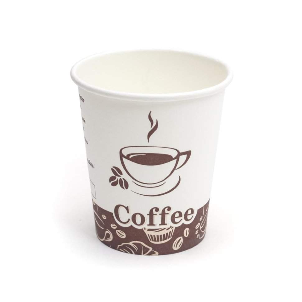 Стакан бумажный 150мл Турецкий кофе 1/100шт (ИнтроПластик)