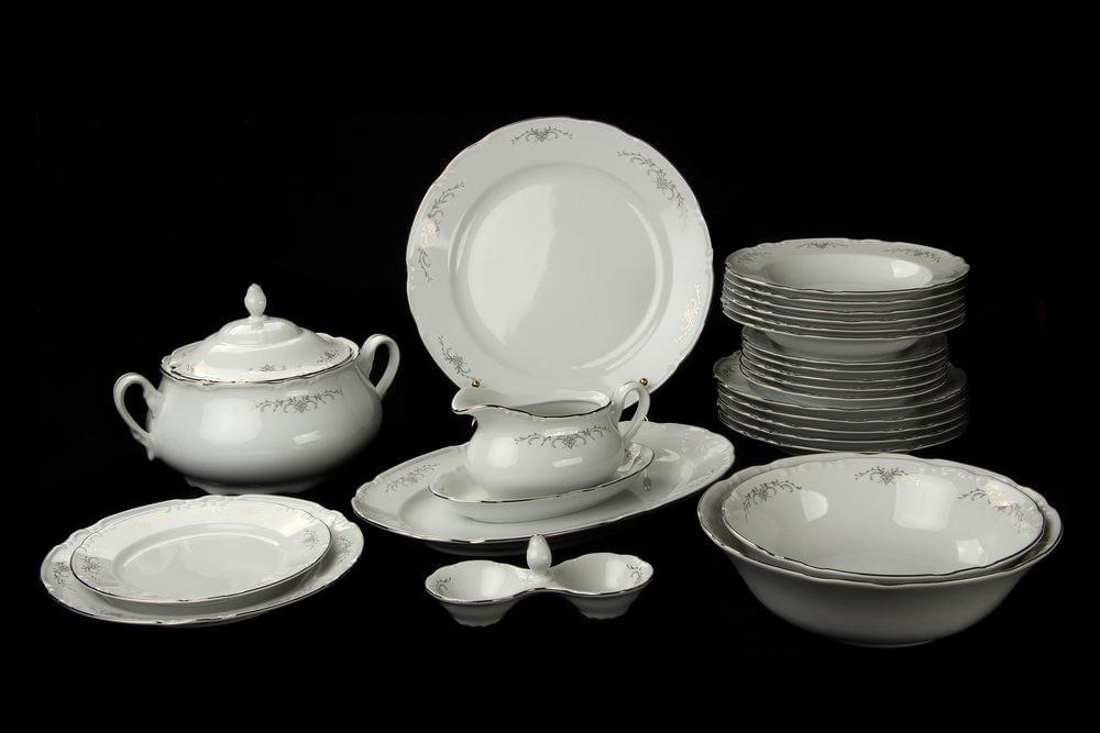 CONSTANCE Серый орнамент Сервиз Столовый 6/25 7351100 БТФ1146/15911