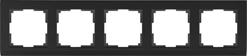 Рамка  Frame чёрная 5-м  WL04-05 Пластик матовый Stark - W0051808