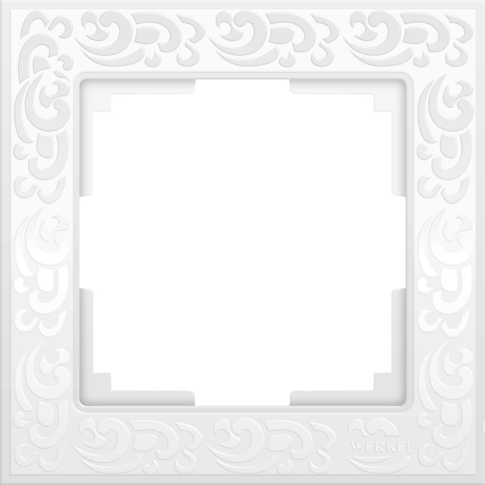 Рамка  Frame белая 1-м  WL05-01 Пластик матовый Flock  -  W0012301