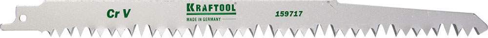 Полотно Kraftool S1531L по древесине Cr-V 5-6,5мм 230мм  159717