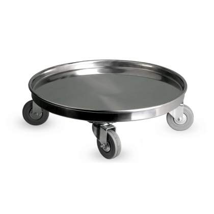 LUXSTAHL Подставка кт843 под котел 420х130мм с колесами 