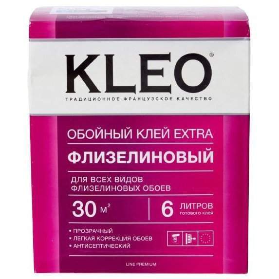Клей KLEO EXTRA 30 для флизелиновых обоев сыпучий LM