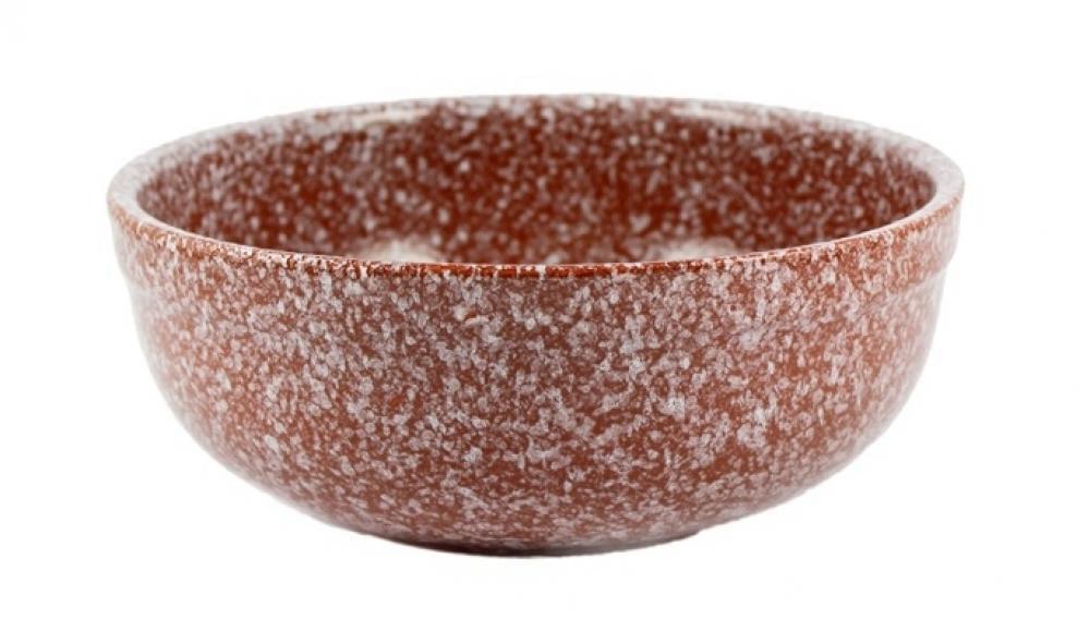 ЛОМОНОСОВСКАЯ КЕРАМИКА Мрамор коричневый Салатник итальянский 0,6л/15см 1СИЗ-1мр (10)