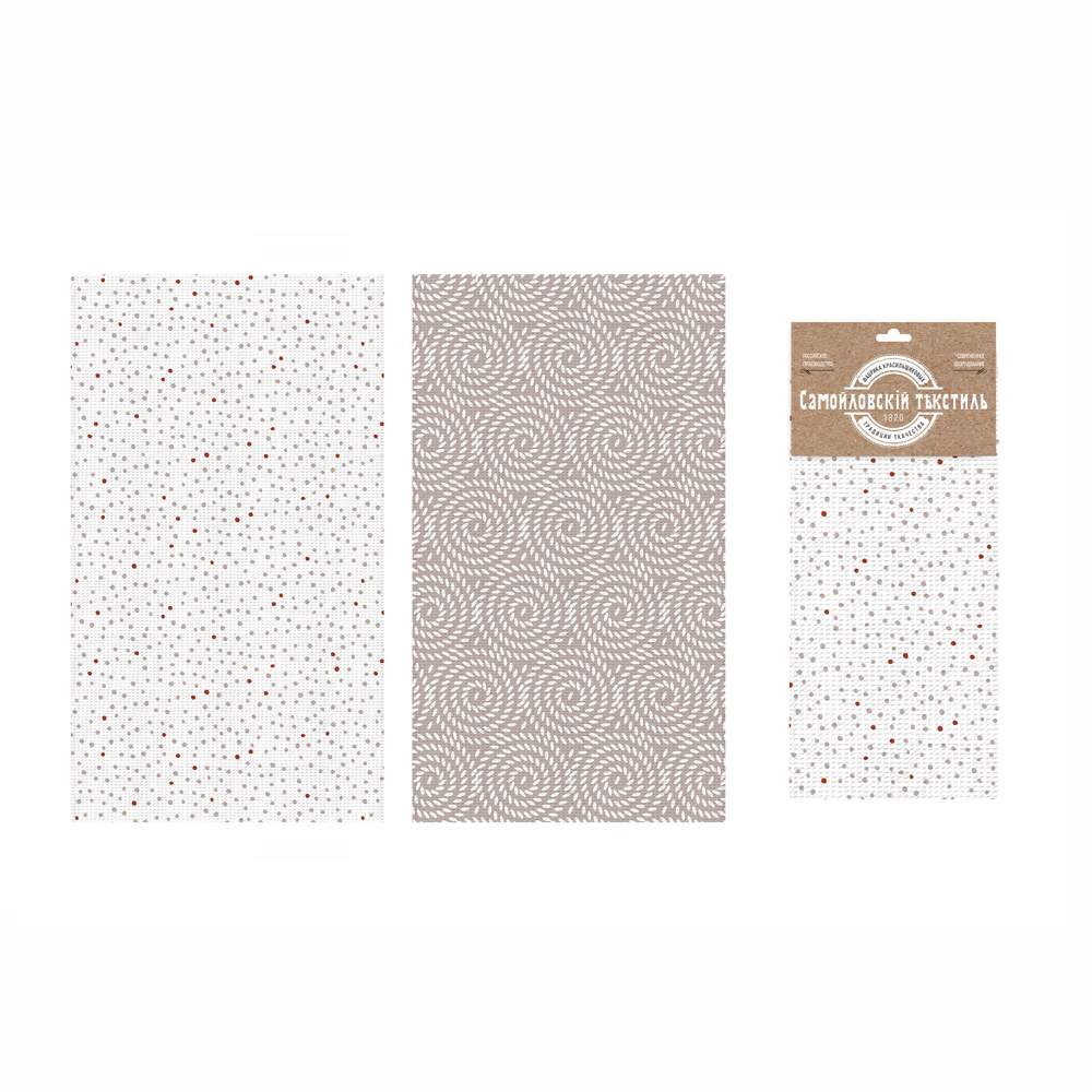 САМОЙЛОВСКИЙ ТЕКСТИЛЬ Комплект полотенец 796363 Гало 2шт 40х70 вафельные 30090/1